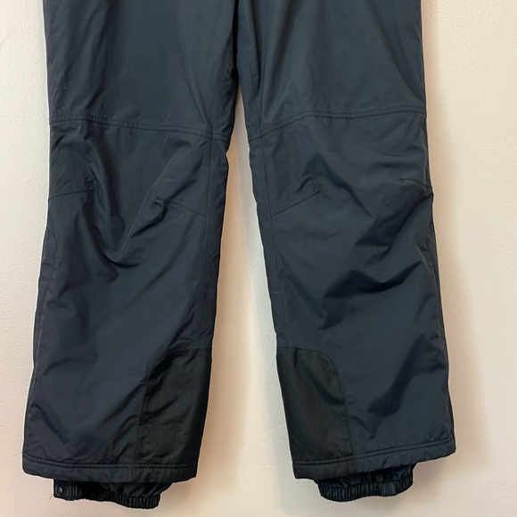 LL Bean Snow Pants Men’s Large Ski Snowboard Waterproof Black Ankle Zip Winter - Picture 4 of 9
